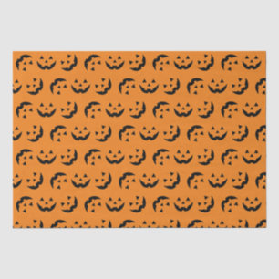 Papel De Seda Naranja lindo jack o linterna cara de calabaza Hal