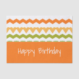 Papel De Seda Naranja Peach y Verde