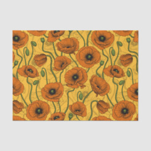 Papel De Seda Naranja Poppies