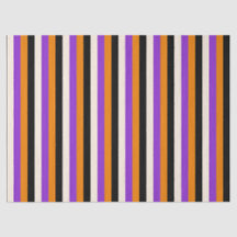 Naranja Purpura Negro Raya Halloween