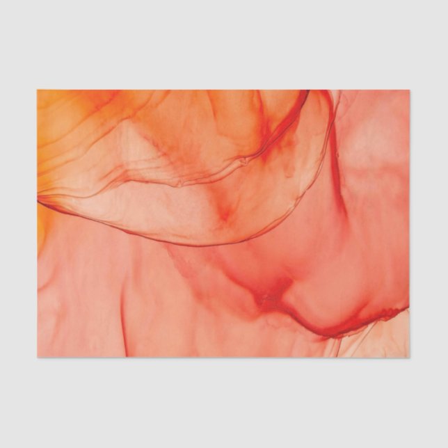 Papel De Seda Naranja Sherbet (Anverso)