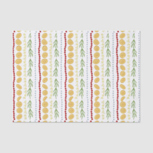 Papel De Seda Naranja Slice Cranberry Árbol de Navidad Trimmins