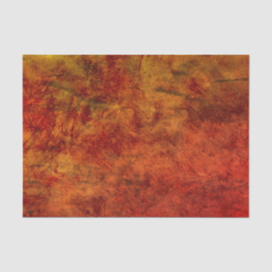 Papel De Seda Naranja texturado de época pintada de color marrón