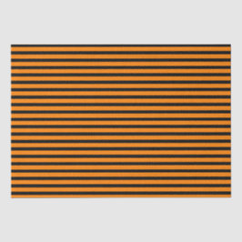 Papel De Seda Naranja y rayas negras