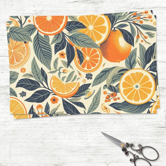 Papel De Seda Naranjas retro modelo de desenlace de éfera (Subido por el creador)