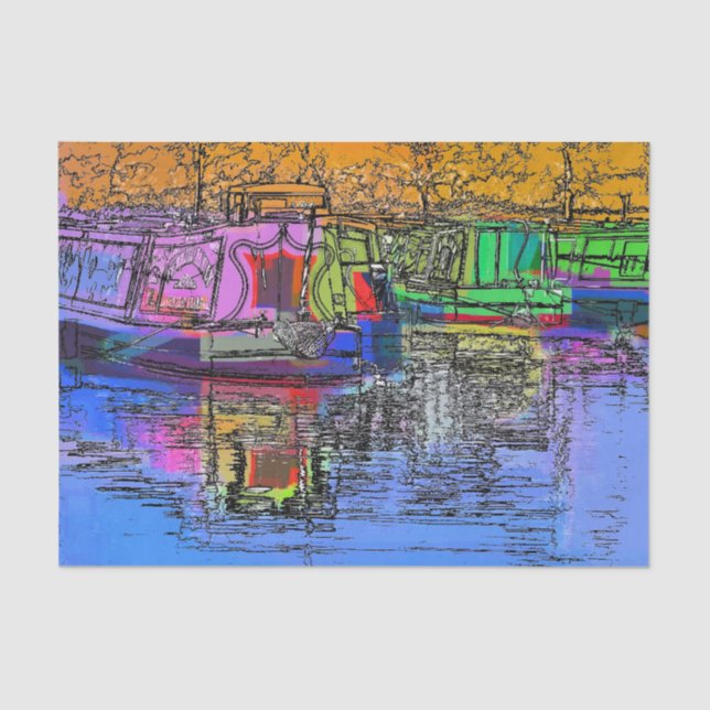 PAPEL DE SEDA NARROWBOATS (Anverso)