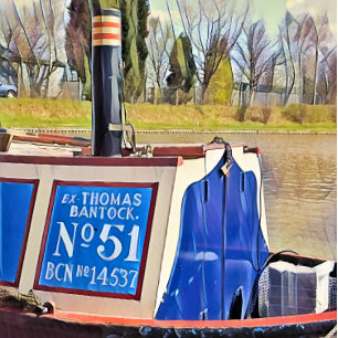 PAPEL DE SEDA NARROWBOATS