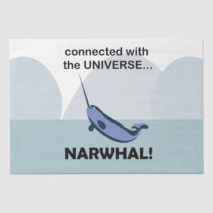 Papel De Seda Narval Conectado Con El Universo Narval