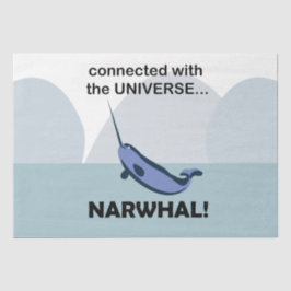 Papel De Seda Narwhal Conectado Con El Narwhal Universo