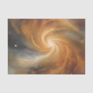 Papel De Seda Natación de nebulosa de cobre cósmico