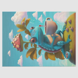 Papel De Seda Nathaniel bebe café, lagarto