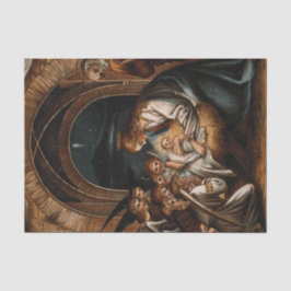 Papel De Seda Natividad Nacimiento de Jesucristo Angels Madre Ma