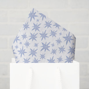 Papel De Seda Natividad Navidad Acuarela Azul