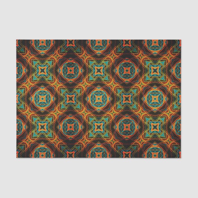 Papel De Seda Nativo americano moderno 19 (Anverso)