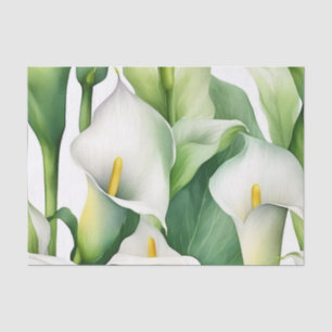 Papel De Seda Naturaleza de Calla Blanca Lily