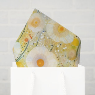 Papel De Seda Naturaleza del campo de la flor amarilla Feliz Div
