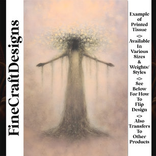 Papel De Seda Naturaleza mística suave Resumen Belleza U5 Desenl