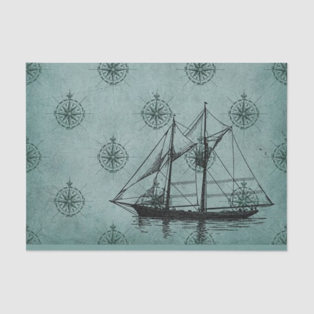 Papel De Seda Nautical (Anverso)