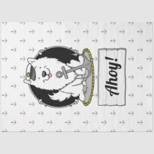 Papel De Seda Nautical American Eskimo Dog Cute