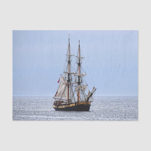 Papel De Seda Nautical Fishing Boys Blue Skies (Anverso)