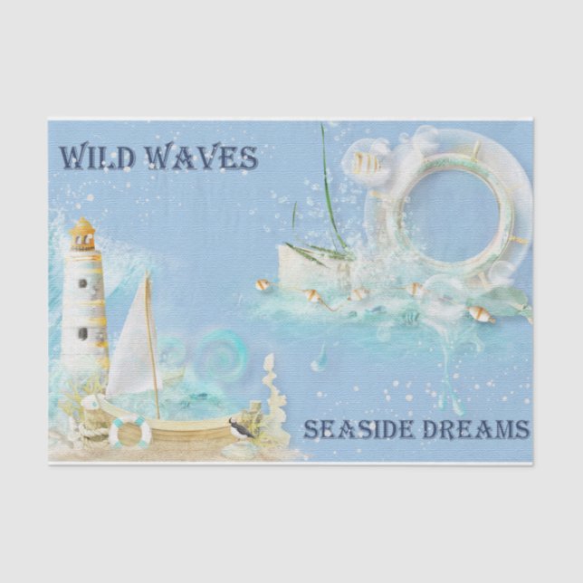 Papel De Seda Nautical Harbour Design Series 10 (Anverso)