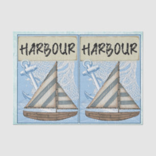 Papel De Seda Nautical Harbour Design Series 14