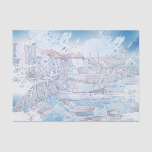 Papel De Seda Nautical Harbour Design Series 3 (Anverso)