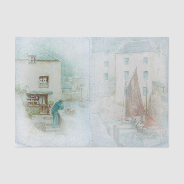 Papel De Seda Nautical Harbour Design Series 5 (Anverso)
