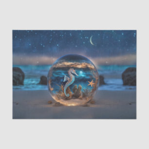 Papel De Seda Nautical Seahorse Starfish