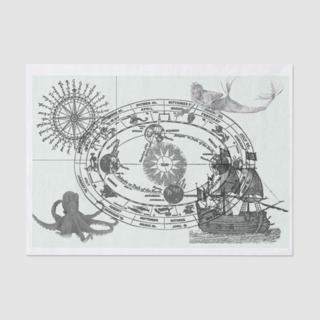 Papel De Seda Náutico (Anverso)