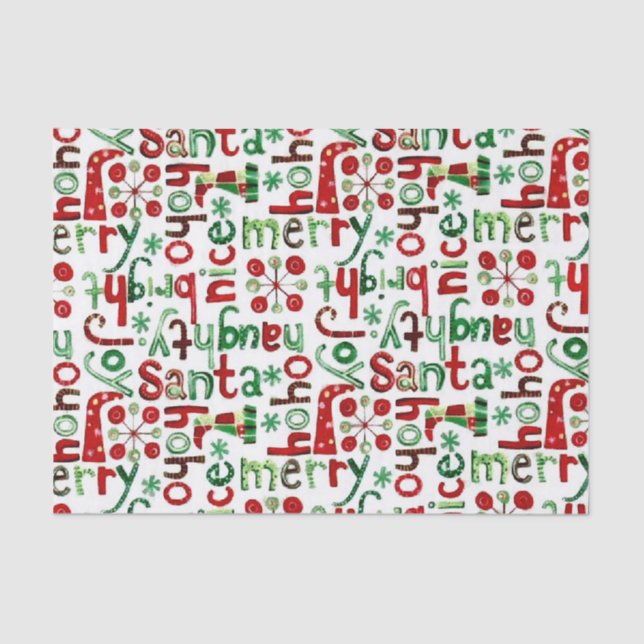 Papel De Seda "Navidad" (Anverso)