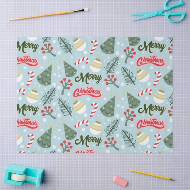 Papel De Seda Navidad  (Artesanía)