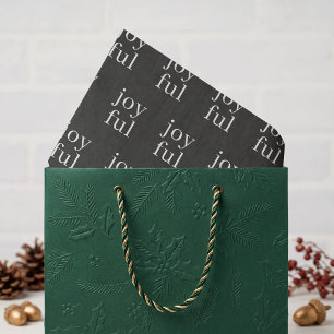 Papel De Seda Navidad Alegre Personalizada