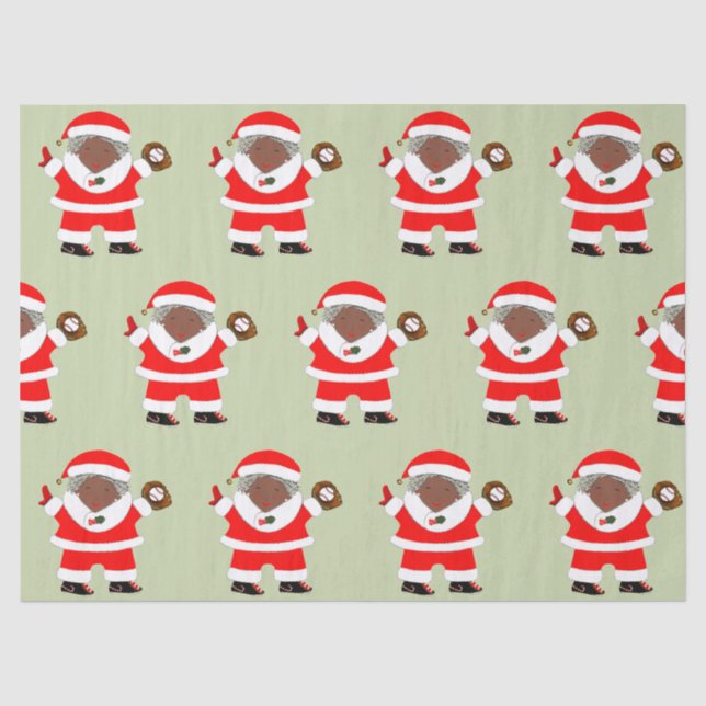 Papel De Seda Navidad béisbol (Anverso)