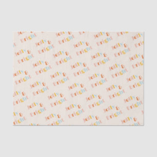 Papel De Seda Navidad Chic Alegre y Brillante
