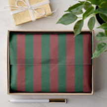 Navidad con franja verde esmeralda y rojo Merlot