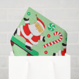 Papel De Seda Navidad Creativa de Monopatín Festejo