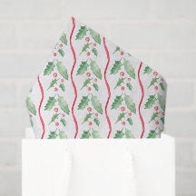 Navidad de Acebo Acuarela