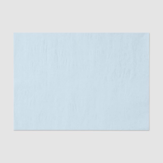 Papel De Seda Navidad de bebé azul liso (Anverso)