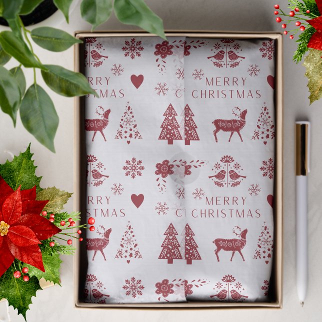 Papel De Seda Navidad de los moros rojos y blancos (Subido por el creador)