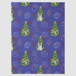 Papel De Seda Navidad de pingüino