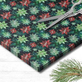 Papel De Seda Navidad de Poinsettia