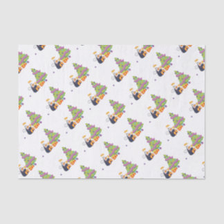 Papel De Seda Navidad del ángel del pingüino