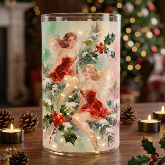 Papel De Seda Navidad Encantada 2 Hadas Tema de Invierno TMF26