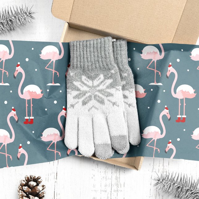 Papel De Seda Navidad Flamenco Tropical (Subido por el creador)