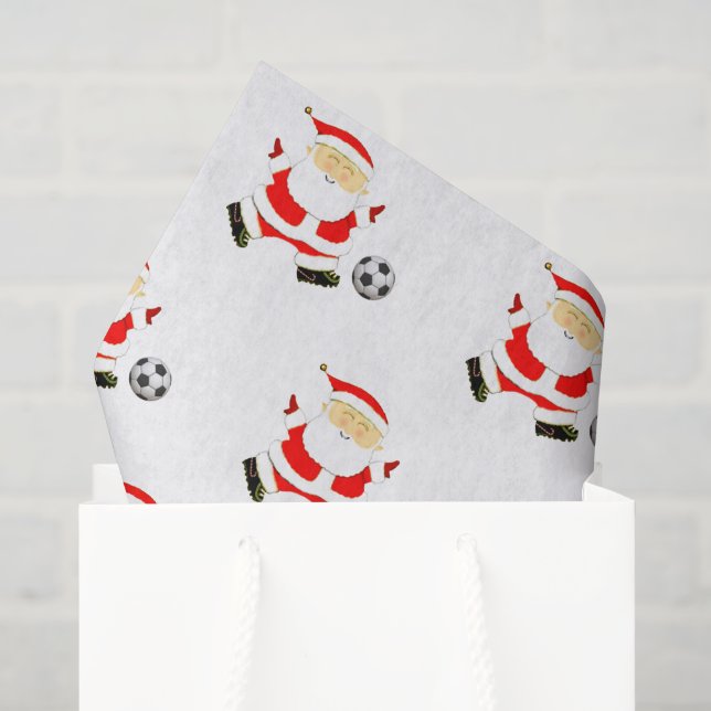Papel De Seda Navidad Fútbol (Bolsa de regalo)