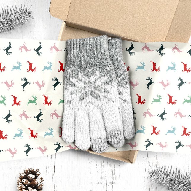 Papel De Seda Navidad Reno Cuerno Colorido (Subido por el creador)