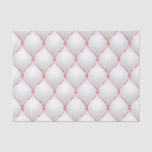 PAPEL DE SEDA NAVIDAD ROJA Y BLANCA CON PATRON TUFTED