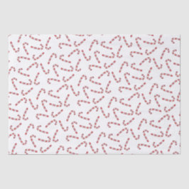 Papel De Seda Navidad tradicional de vintage de caña de caña roj