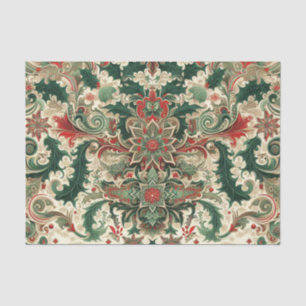 Papel De Seda Navidad victoriana/clásica/vintage